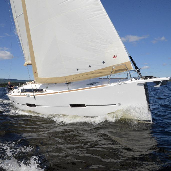 Camino in the Ocean Sailing Blue Sky